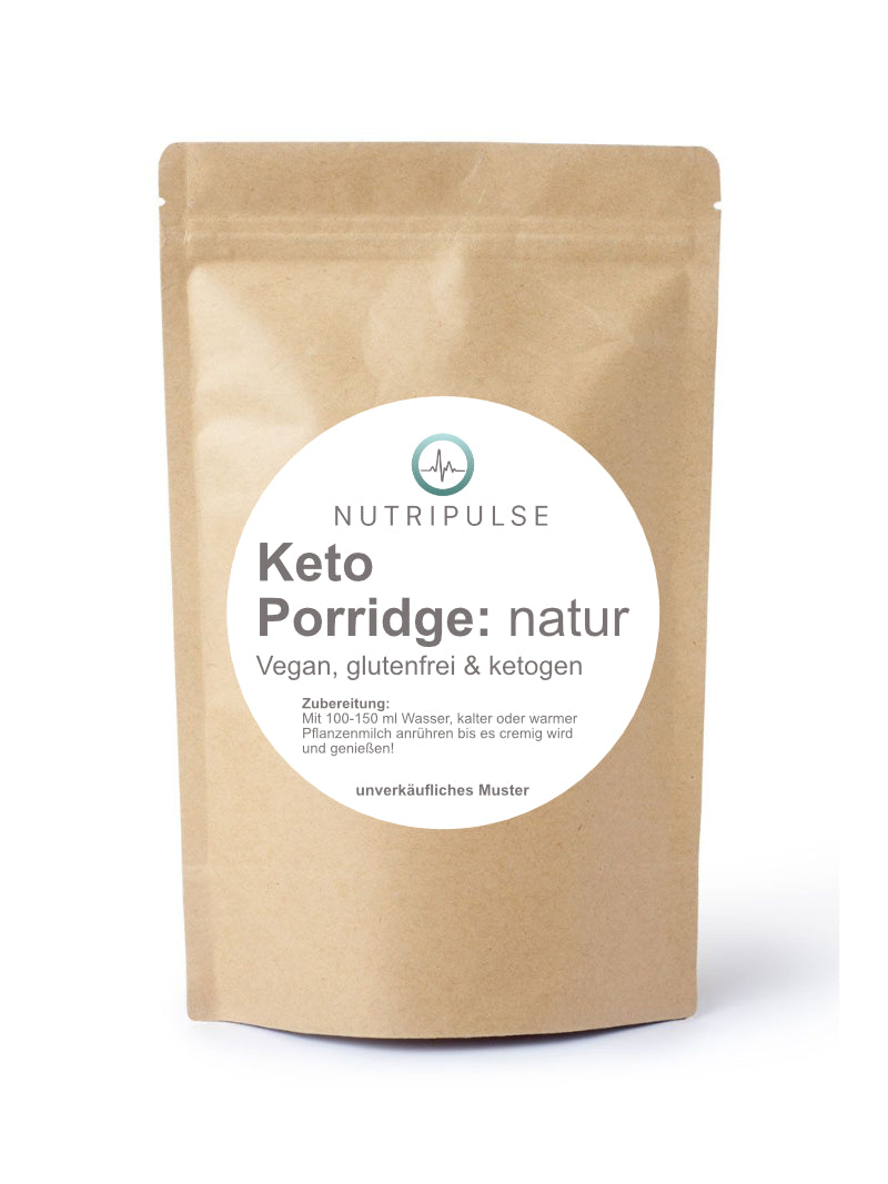 Keto Porridge cacao - vegan, glutenfrei & ketogen