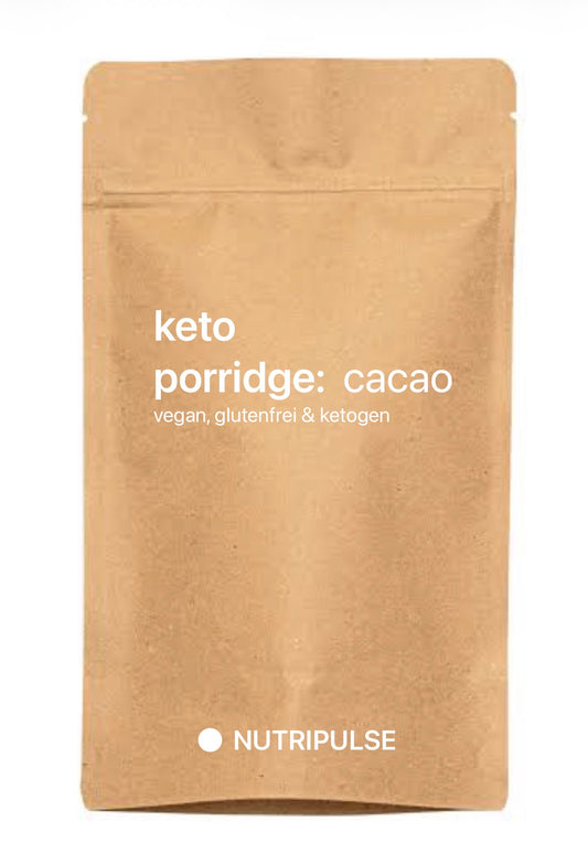 Keto Porridge cacao BIO - vegan, glutenfrei, ketogen & 100% BIO